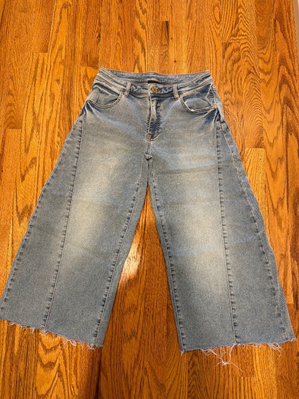 Retrofete Wide leg Cropped Jeans Sz 26